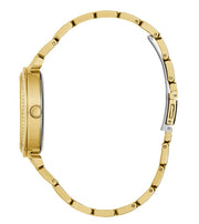  Shop Authentic Guess Lily Quartz Gold Dial Gold Steel Strap Watch For Women - GW0528L2 - Luxxuri