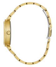  Shop Authentic Guess Lily Quartz Gold Dial Gold Steel Strap Watch For Women - GW0528L2 - Luxxuri