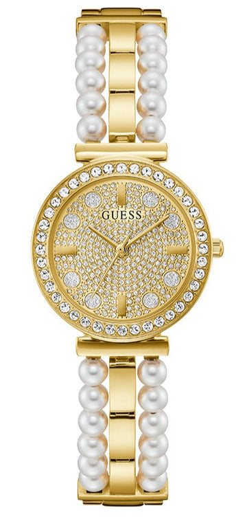  Shop Authentic Guess Gala Diamonds Gold Dial Two Tone Steel Strap Watch for Women - GW0531L2 - Luxxuri
