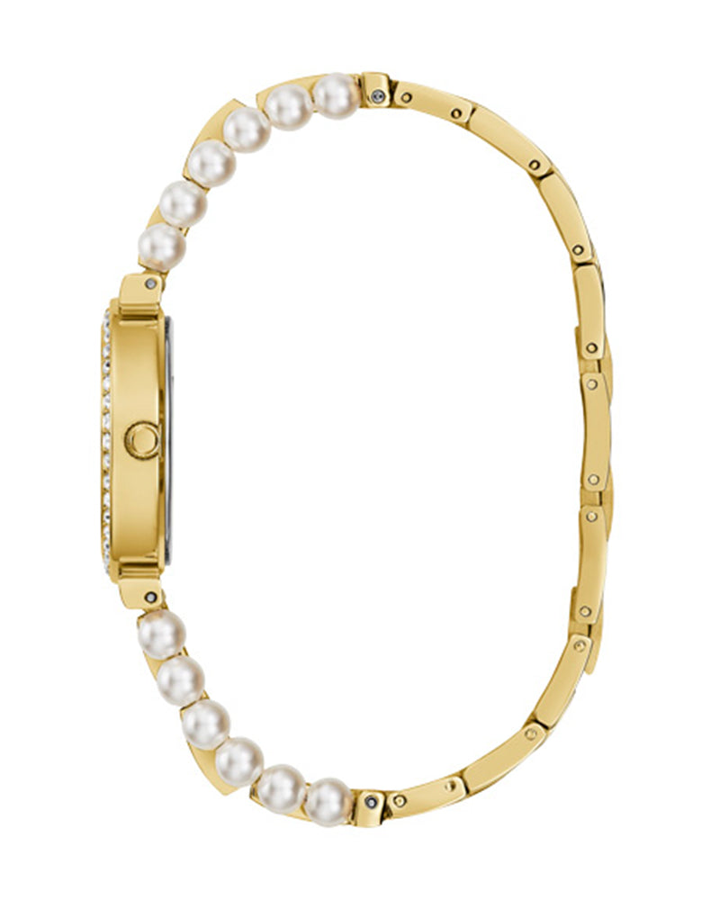  Shop Authentic Guess Gala Diamonds Gold Dial Two Tone Steel Strap Watch for Women - GW0531L2 - Luxxuri