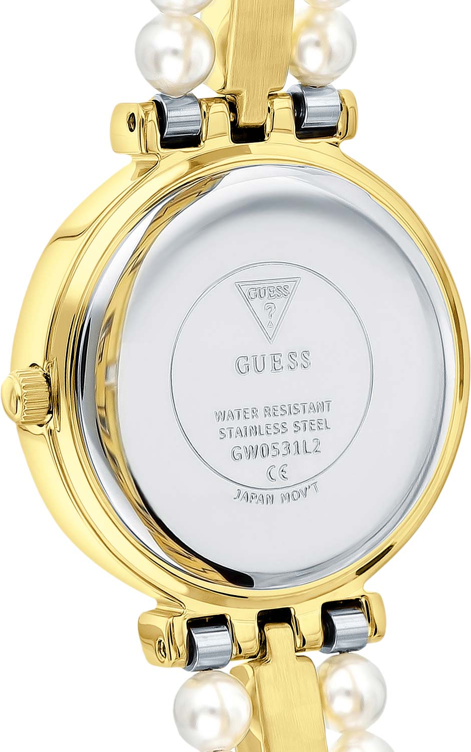  Shop Authentic Guess Gala Diamonds Gold Dial Two Tone Steel Strap Watch for Women - GW0531L2 - Luxxuri