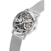  Shop Authentic Guess Gadget Silver Dial Silver Mesh Bracelet Watch for Men - GW0538G1 - Luxxuri