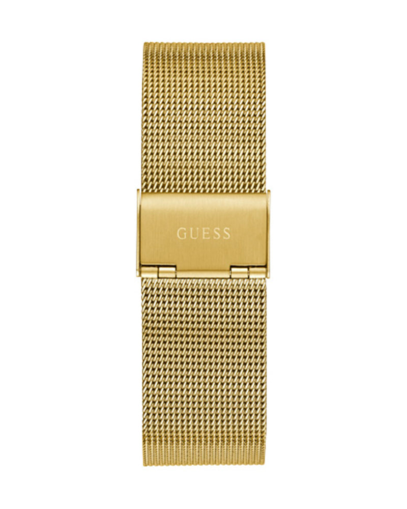  Shop Authentic Guess Gadget Gold Dial Gold Mesh Bracelet Watch for Men - GW0538G2 - Luxxuri