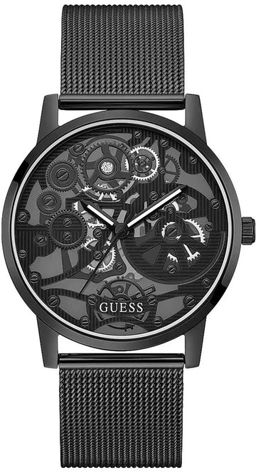  Shop Authentic Guess Gadget Black Dial Black Mesh Bracelet Watch for Men - GW0538G3 - Luxxuri