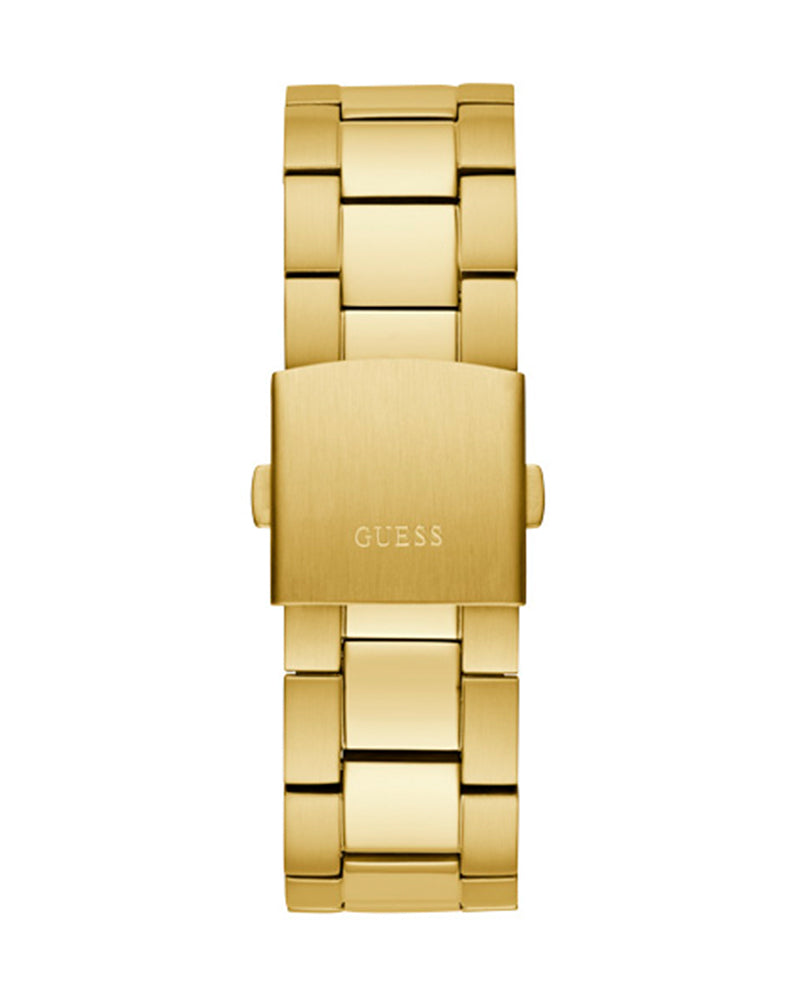  Shop Authentic Guess Edge Chronograph Black Dial Gold Steel Strap Watch For Men - GW0539G2 - Luxxuri