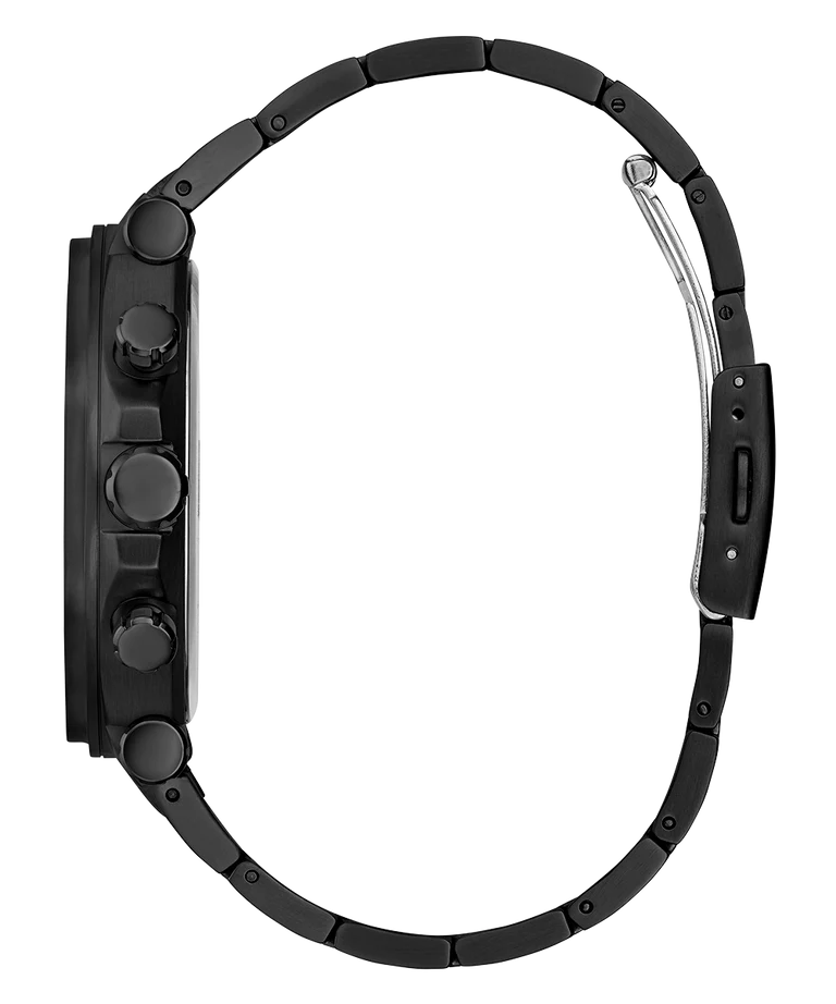  Shop Authentic Guess Edge Chronograph Black Dial Black Steel Strap Watch For Men - GW0539G3 - Luxxuri
