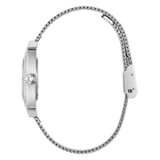  Shop Authentic Guess Dream Crystals Silver Dial Silver Mesh Strap Watch For Women - GW0550L1 - Luxxuri