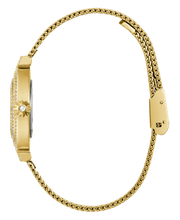  Shop Authentic Guess Dream Quartz Gold Dial Gold Mesh Strap Watch For Women - GW0550L2 - Luxxuri