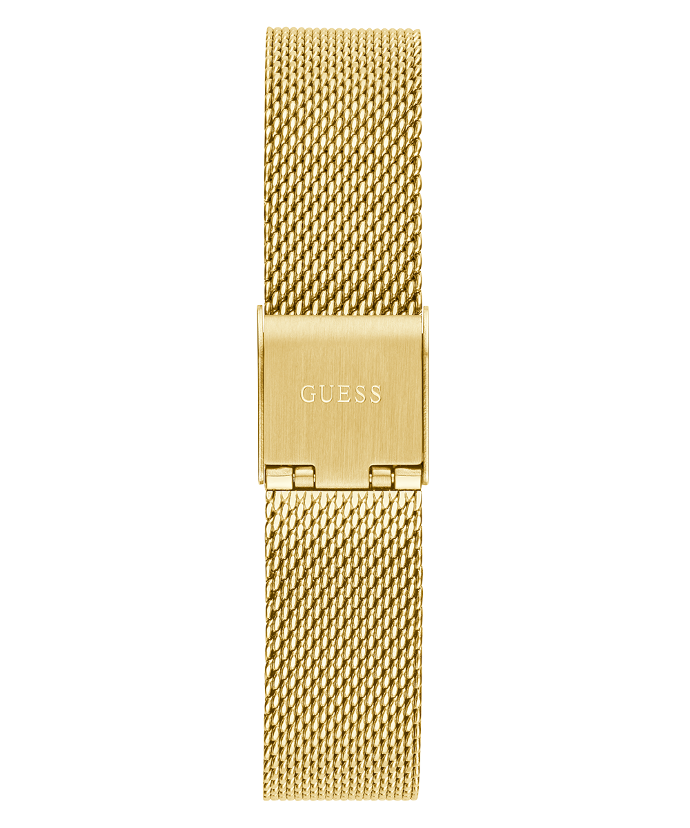  Shop Authentic Guess Dream Quartz Gold Dial Gold Mesh Strap Watch For Women - GW0550L2 - Luxxuri
