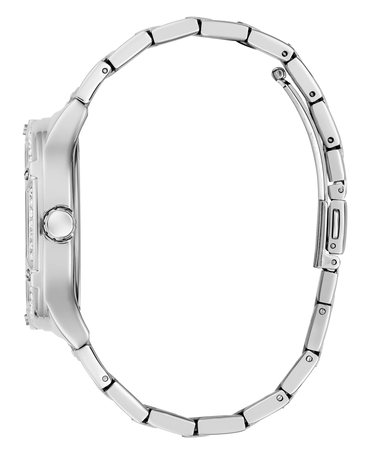  Shop Authentic Guess Duchess Quartz Silver Dial Silver Steel Strap Watch For Women - GW0558L1 - Luxxuri