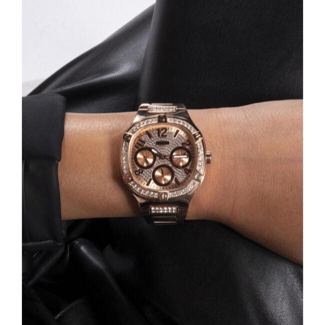  Shop Authentic Guess Duchees Quartz Rose Gold Dial Rose Gold Steel Strap Watch For Women - GW0558L3 - Luxxuri