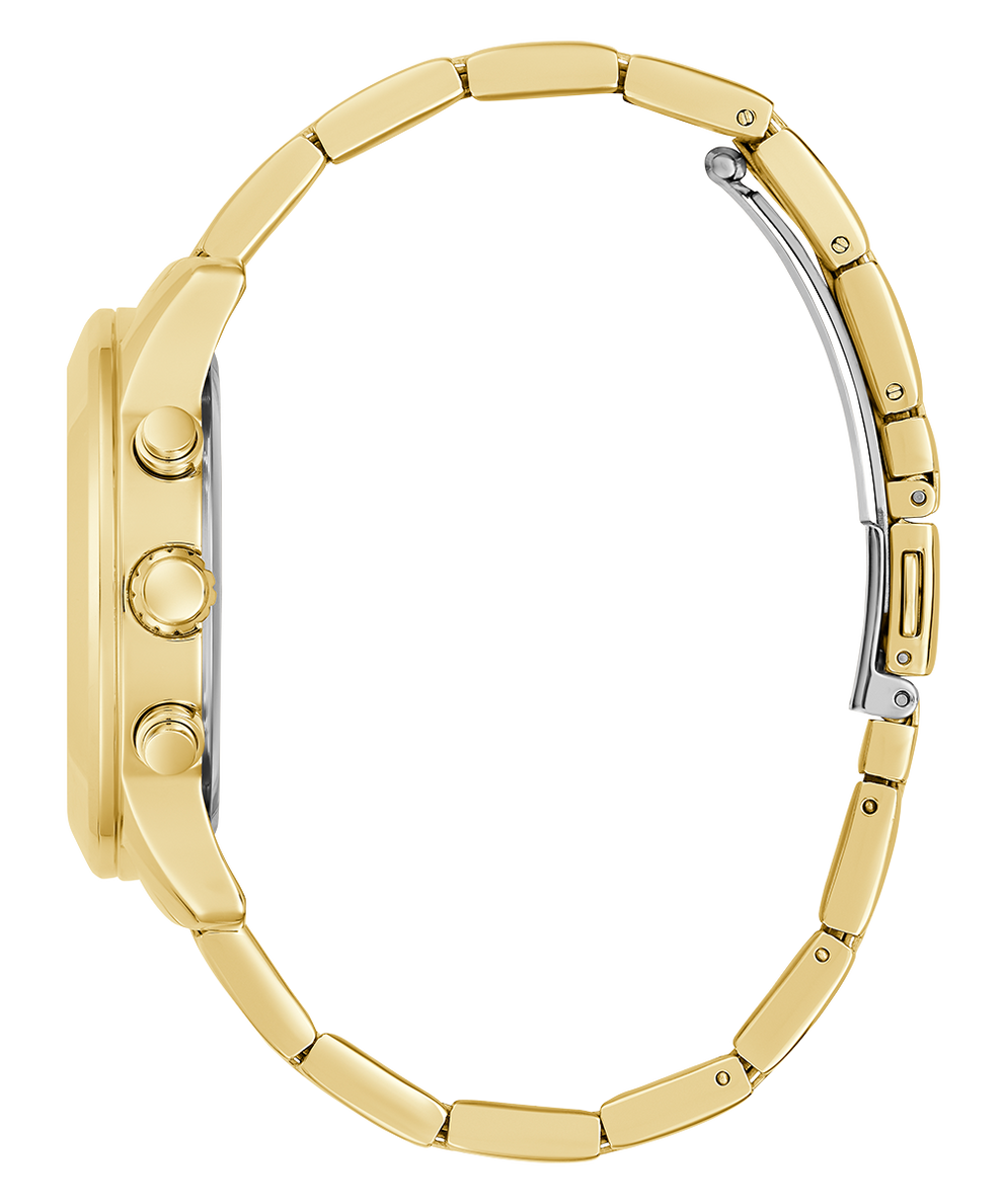  Shop Authentic Guess Multi-function Diamonds White Dial Gold Steel Strap Watch for Women - W0559L2 - Luxxuri