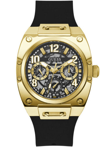  Shop Authentic Guess Prodigy Black Dial Black Silicone Strap Watch For Men - GW0569G2 - Luxxuri
