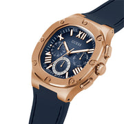  Shop Authentic Guess Headline Multifunction Quartz Blue Dial Blue Silicone Strap Watch For Men - GW0571G2 - Luxxuri
