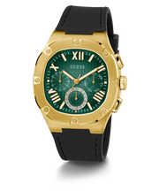  Shop Authentic Guess Headliner Multifunction Green Dial Black Silicone Strap Watch For Men - GW0571G3 - Luxxuri