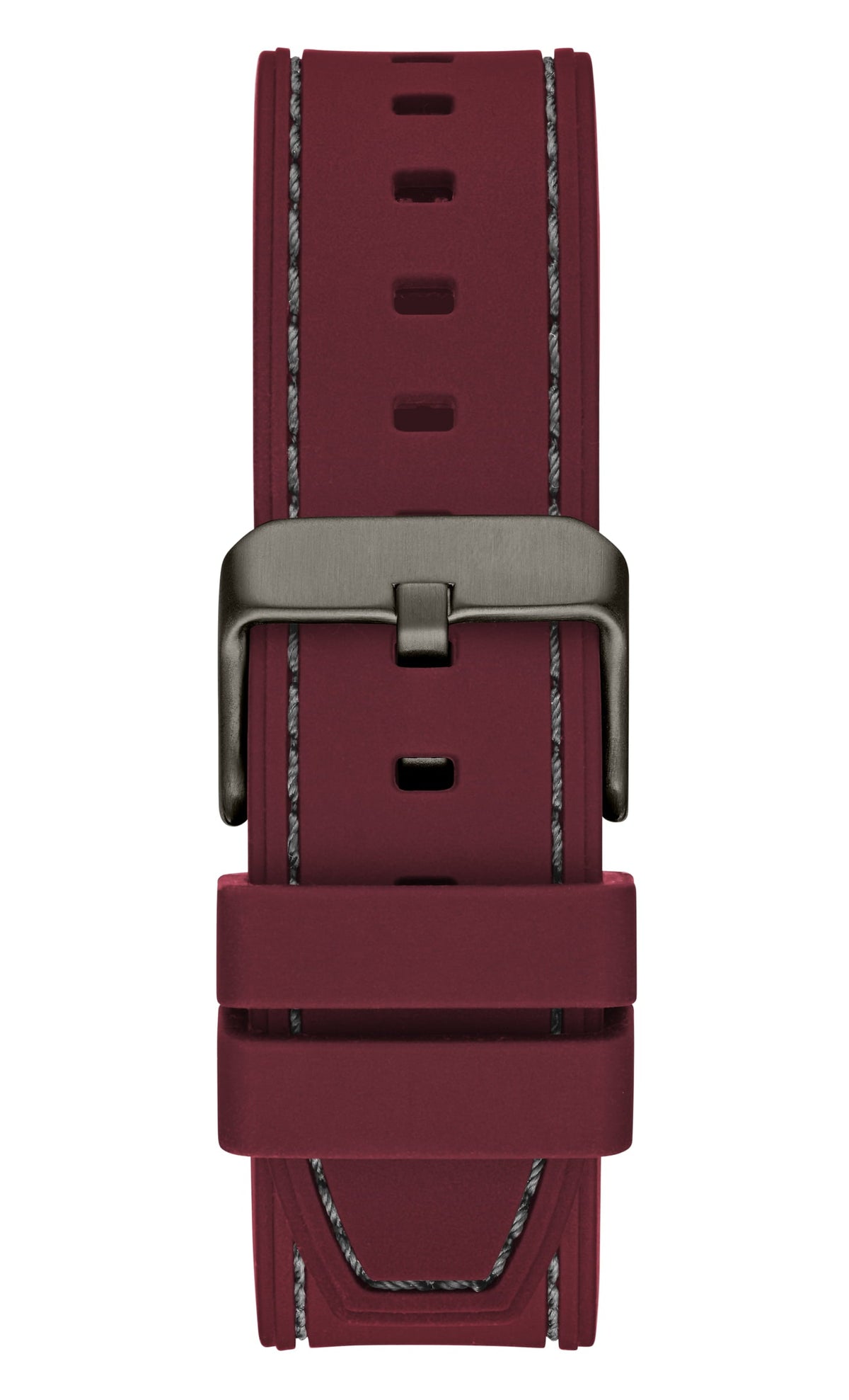  Shop Authentic Guess Headline Multifunction Grey Dial Burgundy Silicone Strap Watch For Men - GW0571G4 - Luxxuri