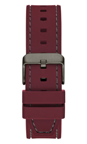  Shop Authentic Guess Headline Multifunction Grey Dial Burgundy Silicone Strap Watch For Men - GW0571G4 - Luxxuri