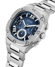  Shop Authentic Guess Headliner Multifunction Blue Dial Silver Steel Strap Watch For Men - GW0572G1 - Luxxuri