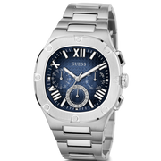  Shop Authentic Guess Headliner Multifunction Blue Dial Silver Steel Strap Watch For Men - GW0572G1 - Luxxuri