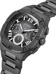  Shop Authentic Guess Headliner Multifunction Black Dial Black Steel Strap Watch For Men - GW0572G3 - Luxxuri