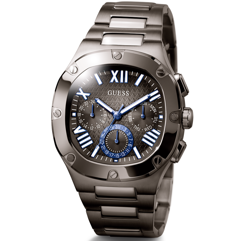  Shop Authentic Guess Headliner Multifunction Black Dial Black Steel Strap Watch For Men - GW0572G3 - Luxxuri