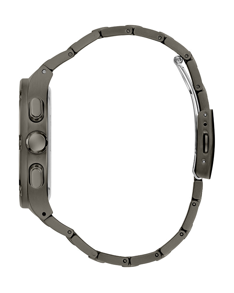  Shop Authentic Guess Headliner Quartz Black Dial Grey Steel Strap Watch For Men - GW0572G5 - Luxxuri