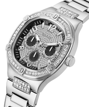  Shop Authentic Guess Duke Glitz Black Dial Silver Steel Strap Watch For Men - GW0576G1 - Luxxuri