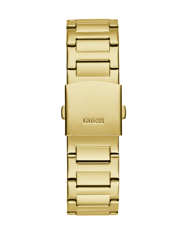  Shop Authentic Guess Duke Glitz Crystals Gold Dial Gold Steel Strap Watch For Men - GW0576G2 - Luxxuri