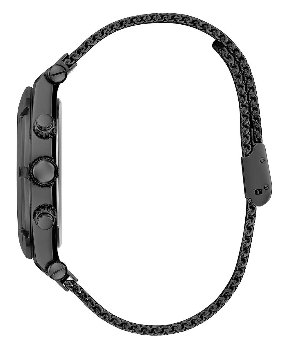  Shop Authentic Guess Continental Chronograph Black Dial Black Mesh Strap Watch For Men - GW0582G3 - Luxxuri