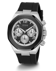  Shop Authentic Guess Empire Chronograph Black Dial Black Silicon Strap Watch For Men - GW0583G1 - Luxxuri