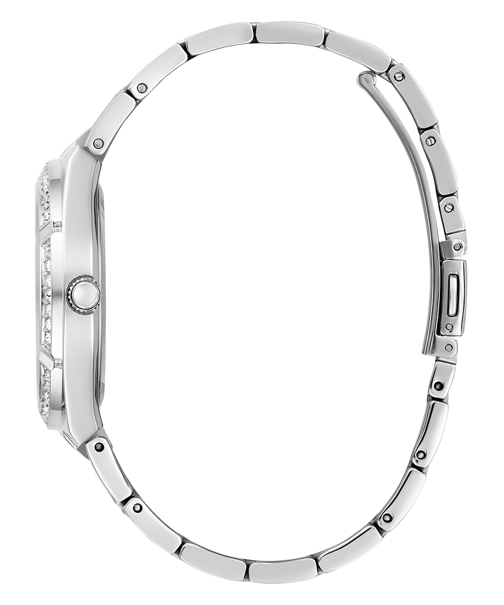  Shop Authentic Guess Allara Quartz Silver Dial Silver Steel Strap Watch For Women - GW0604L1 - Luxxuri