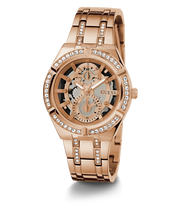  Shop Authentic Guess Allara Quartz Rose Gold Dial Rose Gold Steel Strap Watch For Women - GW0604L3 - Luxxuri