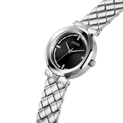  Shop Authentic Guess Rumour Quartz Black Dial Silver Steel Strap Watch For Women - GW0613L1 - Luxxuri