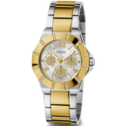  Shop Authentic Guess Sunray Multifunction Silver Dial Two Tone Steel Strap Watch for Women - GW0616L2 - Luxxuri
