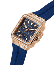  Shop Authentic Guess Libra Crystals Blue Dial Blue Silicone Strap Watch For Women - GW0618L2 - Luxxuri