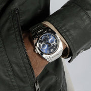  Shop Authentic Guess Prodigy Chronograph Blue Dial Silver Steel Strap Watch For Men - GW0624G1 - Luxxuri