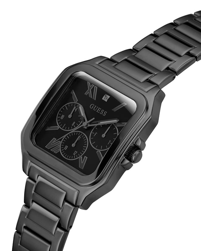  Shop Authentic Guess Integrity Analog Black Dial Black Steel Strap Watch for Men - GW0631G2 - Luxxuri