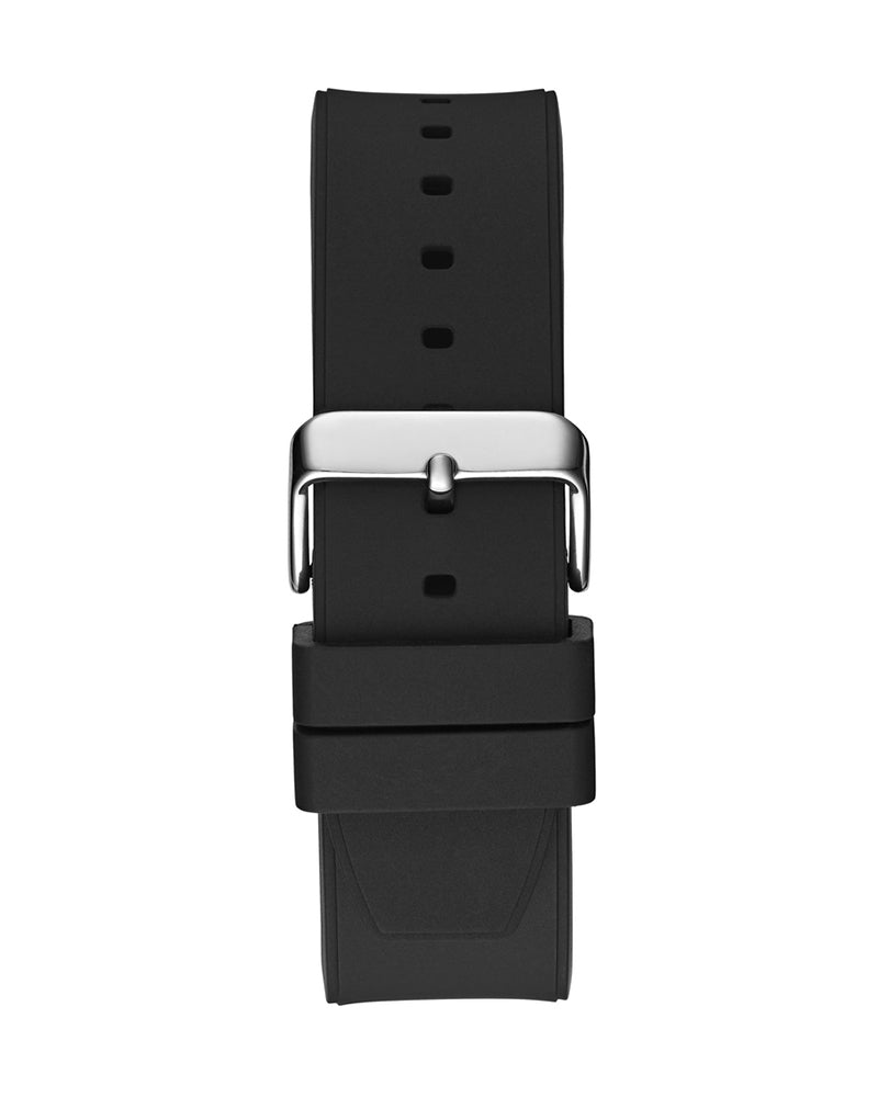  Shop Authentic Guess Duke Crystals Black Dial Black Silicone Strap Watch For Men - GW0641G1 - Luxxuri