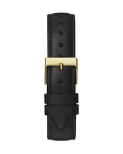  Shop Authentic Guess Rumour Quartz Gold Dial Black Leather Strap Watch For Women - GW0689L2 - Luxxuri