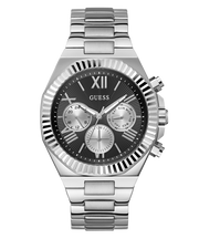  Shop Authentic Guess Equity Analog Black Dial Silver Steel Strap Watch For Men - GW0703G1 - Luxxuri