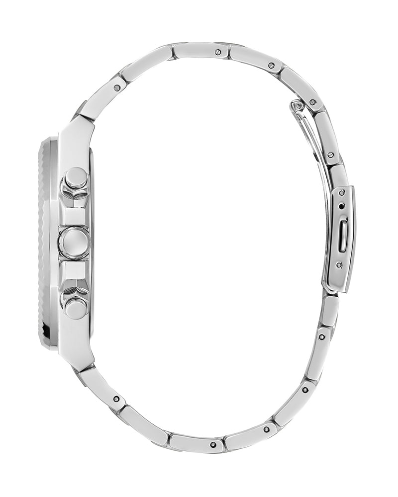  Shop Authentic Guess Equity Analog Black Dial Silver Steel Strap Watch For Men - GW0703G1 - Luxxuri