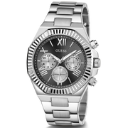  Shop Authentic Guess Equity Analog Black Dial Silver Steel Strap Watch For Men - GW0703G1 - Luxxuri
