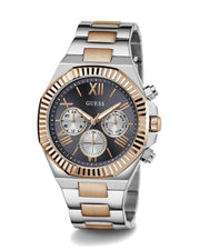  Shop Authentic Guess Equity Multifunction Black Dial Two Tone Steel Strap Watch For Men - GW0703G4 - Luxxuri