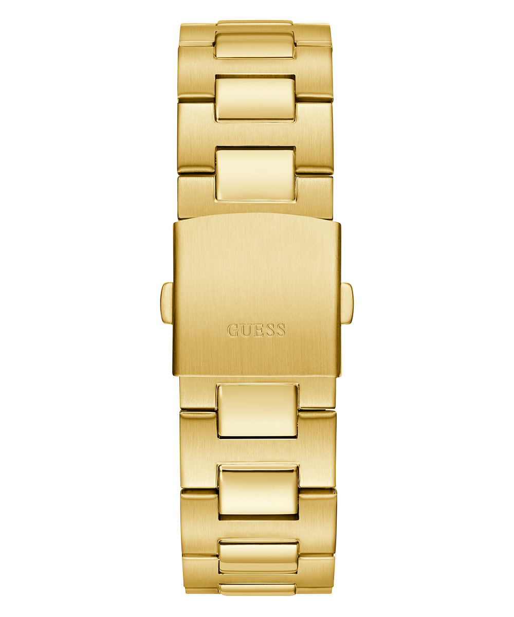  Shop Authentic Guess Equity Multifunction Black Dial Gold Steel Strap Watch For Men - GW0703G5 - Luxxuri