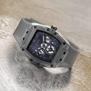  Shop Authentic Guess Phoenix Multifunction Black Dial Grey Silicone Strap Watch For Men - GW0203G9 - Luxxuri