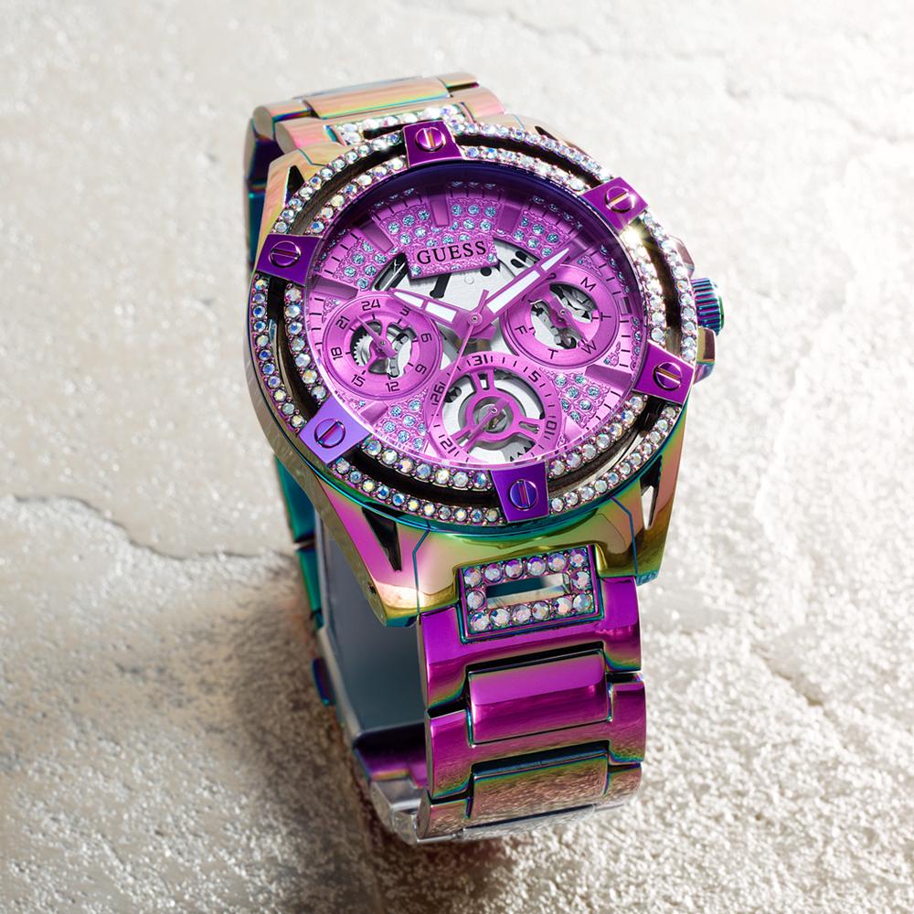  Shop Authentic Guess Queen Multicolor Dial Multicolor Steel Strap Watch For Women - GW0464L4 - Luxxuri