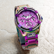  Shop Authentic Guess Queen Multicolor Dial Multicolor Steel Strap Watch For Women - GW0464L4 - Luxxuri