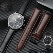  Shop Authentic Emporio Armani Luigi Chronohraph Black Dial Black Leather Strap Watch For Men - AR1970 - Luxxuri