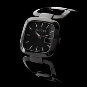  Shop Authentic Gucci G Gucci 125 G Series Bracelet Black Dial Watch For Women - YA125403 - Luxxuri