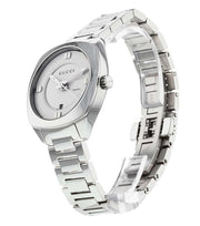  Shop Authentic Gucci GG2570 White Dial Silver Steel Strap Watch For Women - YA142502 - Luxxuri